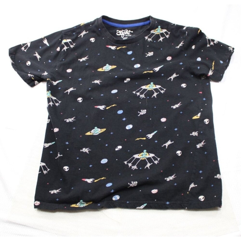 Eighty Eight Brand Space‎ Alien All Over Print T-Shirt Large